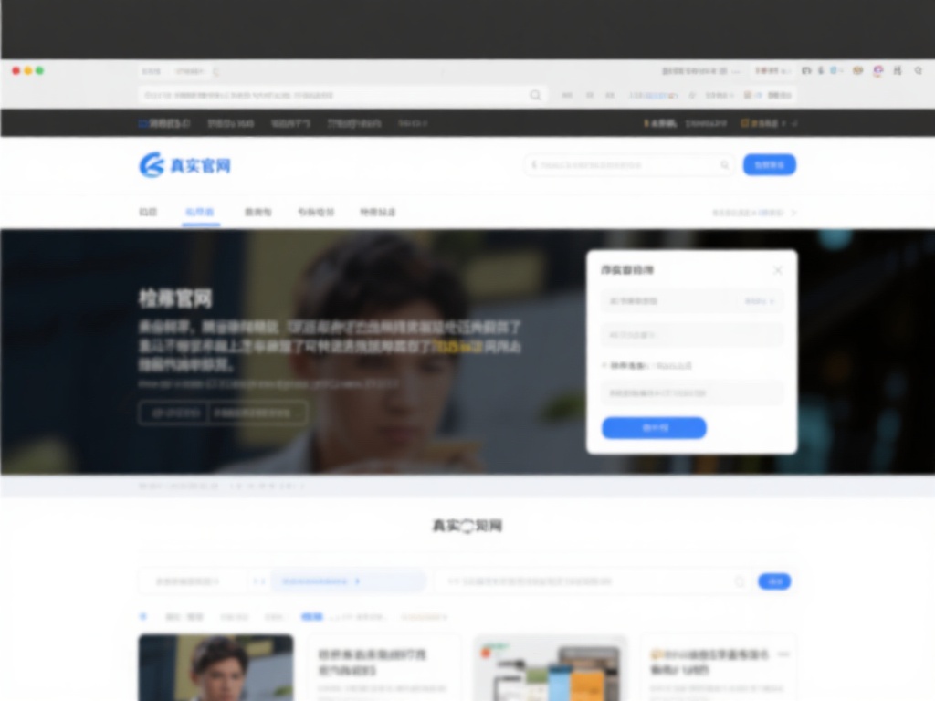 核对网站页面设计与内容
真实官网通常具有简洁且专