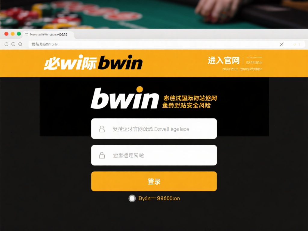 进入官方网站：通过浏览器搜索并登录必赢国际bwin