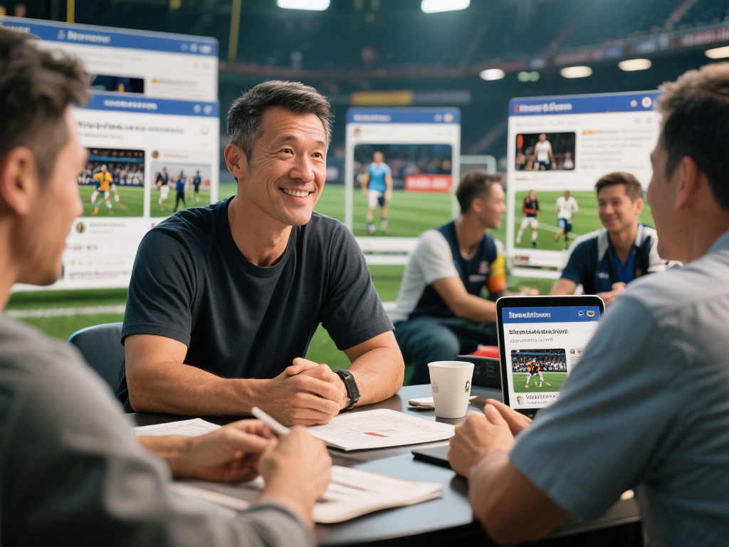 参与体育论坛：王先生加入了几个知名的体育论坛，和其